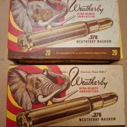40 douilles de .378 Weatherby