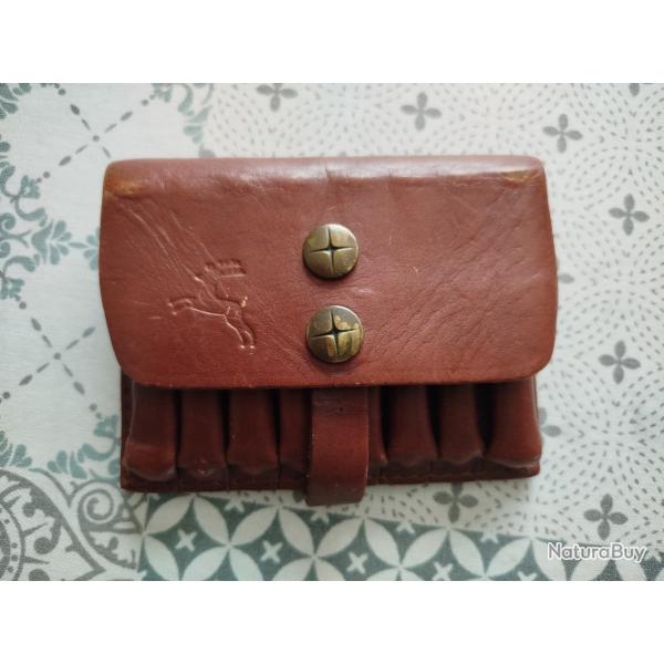 Pochette  balles cuir (chasse)