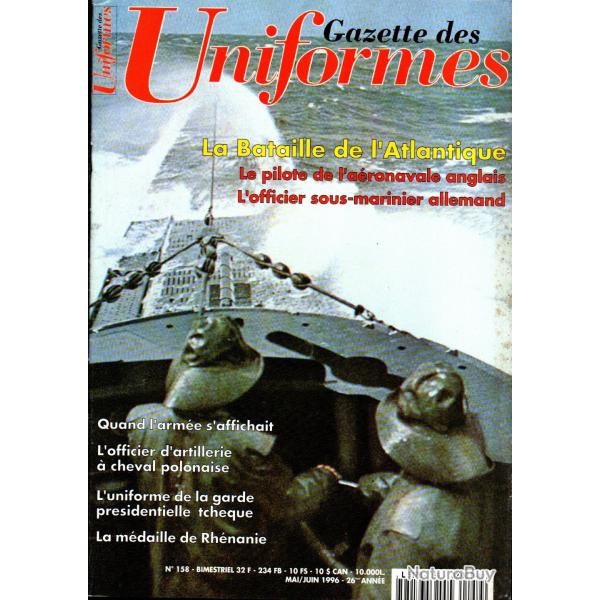 gazette des uniformes 158, mdaille rhnanie, pilote aronavale britannique, officier polonais artil