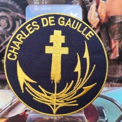Patch Portes-Avions Charles de Gaulle - 85 mm 4a.