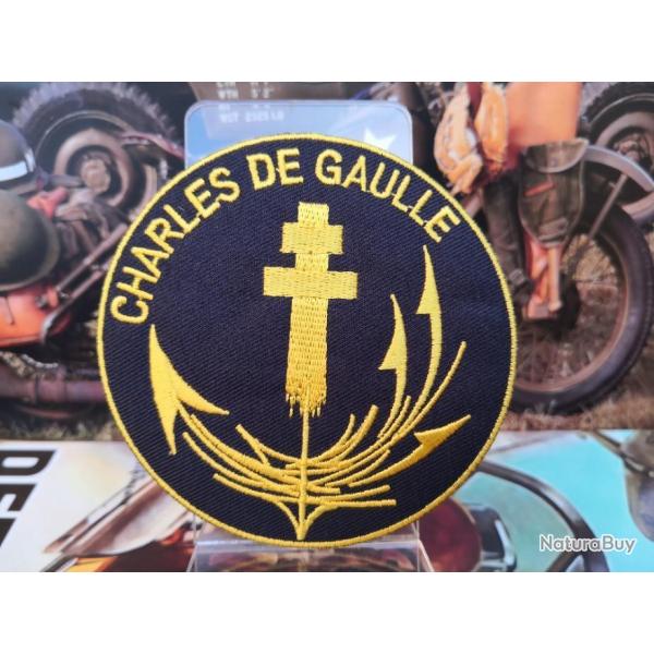 Patch Portes-Avions Charles de Gaulle - 85 mm 4a.