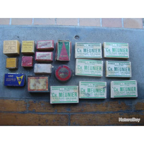 BOITES VIDES MUNITIONS