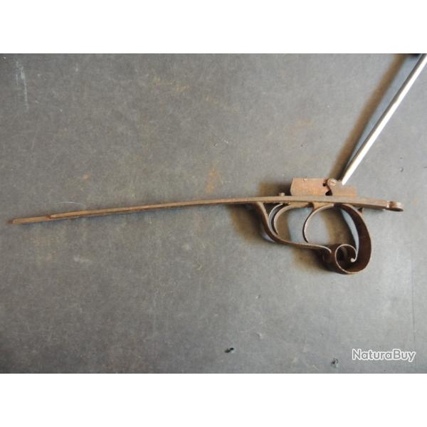 Pices dtaches fusil chasse ancien pontet + dtentes
