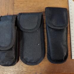 Lot 3 étuis cordura pour couteaux pliants