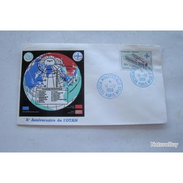 X ANNIVERSAIRE OTAN - SESSION MINISTERIELLE PARIS 14 DECEMBRE 1959