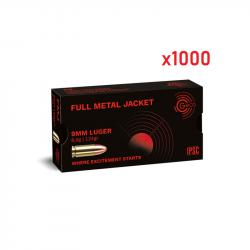 1000 munitions Geco 9mm 124GR FMJ