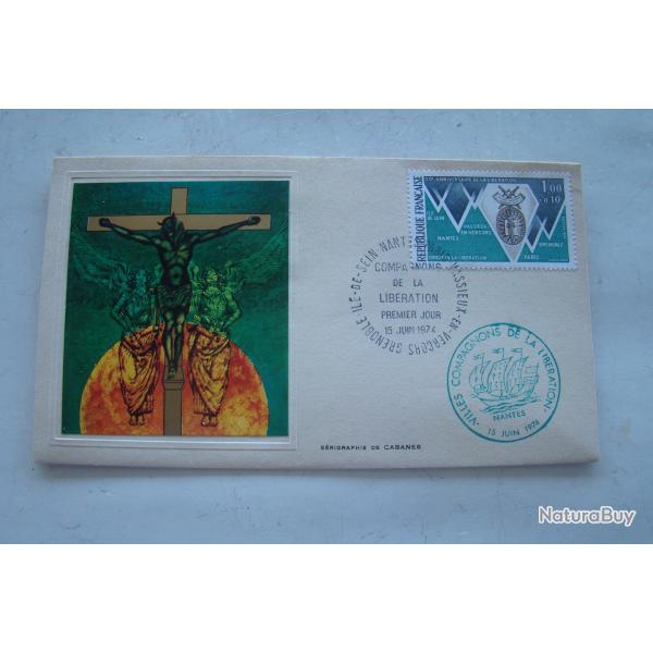 VILLES COMPAGNON LIBERATION PARIS GRENOBLE VASSIEUX NANTES - 1 JOUR  15 JUIN 1974