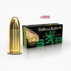 1000 munitions Sellier & Bellot nontox 124GR FMJ