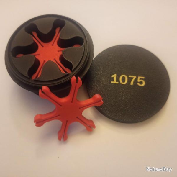 Boîte de 5 distributeurs d'amorces en étoile à 6 branches pour RWS1075, Remington et CCI n°10 etc...