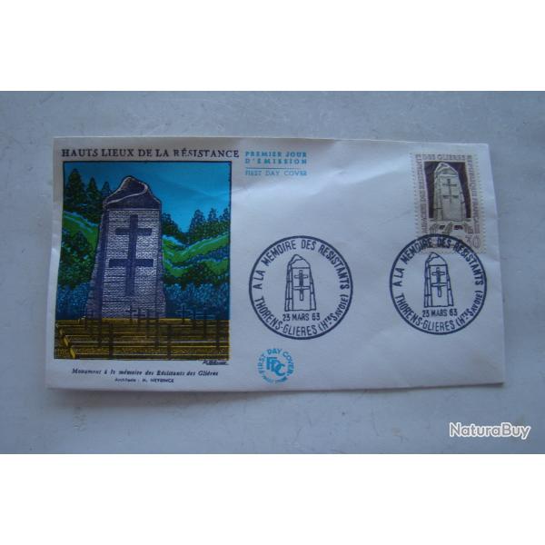 HAUTS LIEUX RESISTANCE THORENS GLIERES - 1 JOUR 23 MARS 1963