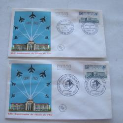 ARMEE AIR 30° ANNIVERSAIRE ECOLE AIR - 2 x 1° JOUR PARIS + SALON 6 NOVEMBRE 1965