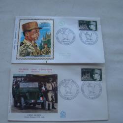 GENERAL BROSSET - 2 x 1° JOUR PARIS 6 MARS 1971 - FDC N° 751