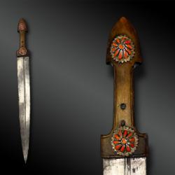 POIGNARD appelé Qaddara - Caucase, Sud du Daghestan - XIXème siècle