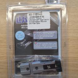 Set de visée fibre optique LPA WXT03F1 pour revolver Smith & Wesson