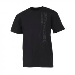 T-shirt Homme Savage Gear Vertical Logo Tee Black XL