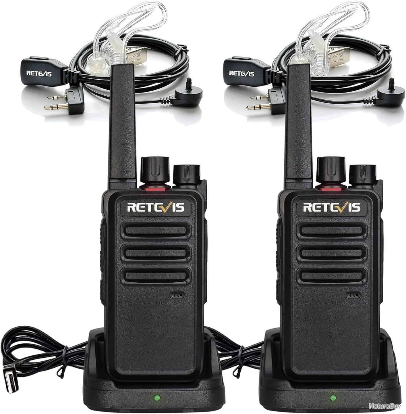 Baofeng BF-88X Talkie-Walkies Professionnels - Portée Longue, Rechargeables, 2 Pièces Avec Accessoires
