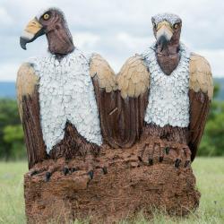 Cible 3D Wildcrete Vautours/Paire