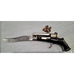 Révolver-Couteau Sigaud & Barnerias au calibre de 5 mm à  broche.