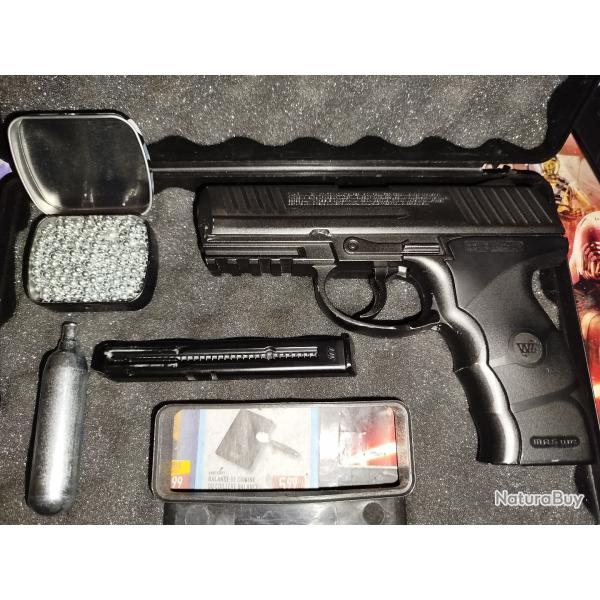 REPLIQUE PISTOLET A BILLES WE MAS 007