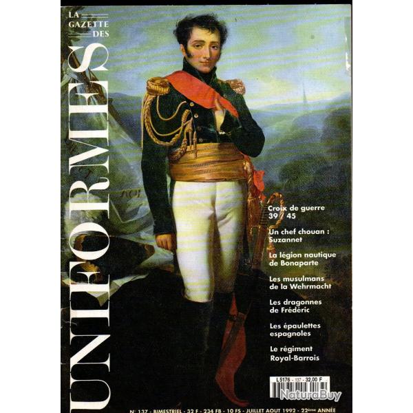 gazette des uniformes 137, croix de guerre 1939-1945, dragonnes germaniques, indiens et arabes 40-45