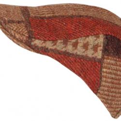 Béret Casquette Orange et Marron en Laine Patchwork Mode Anglaise Windsaur Taille unique Orange