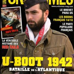 revue uniformes 281 brevet para us, PPF, bidons français 14-18, malgré-nous, insignes TAP, sous-mari