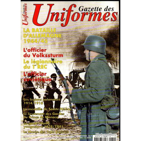 gazette des uniformes 169 , lgionnaire 1er rec, lgions polonaises 1914-16, mdaille sainte-hlne