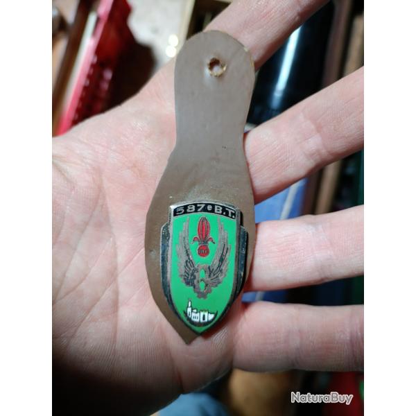 Insigne 587 BT BATAILLON du TRAIN Tablat AFN ALGERIE