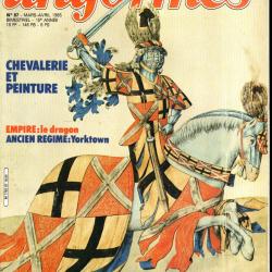 revue uniformes 87, bonnet de police 1854-1870, dragon de ligne 1807, moyen age