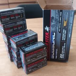 500 cartouches 22 lr subsonic 42 max