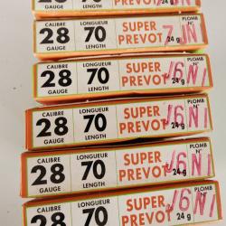60 munitions PREVOT 28/70 BJ nickelé