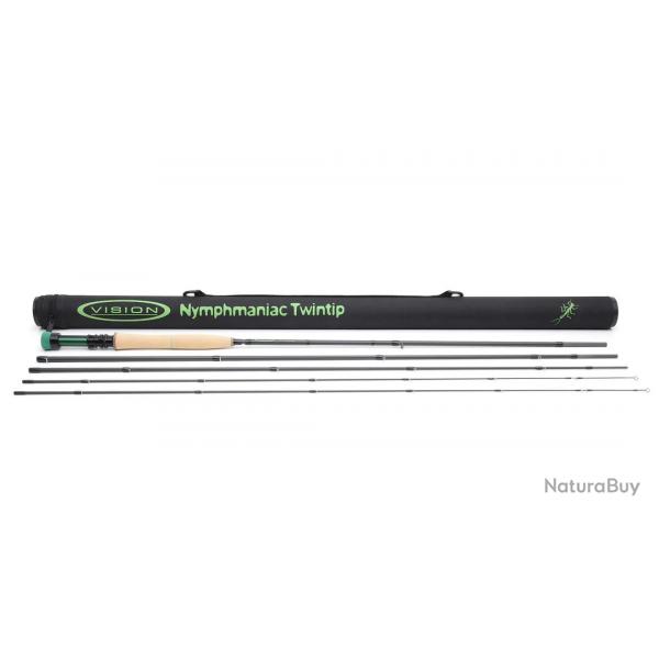 Canne  mouche Vision NYMPHMANIAC TWINTIP 10'9" #2 Poigne Lige