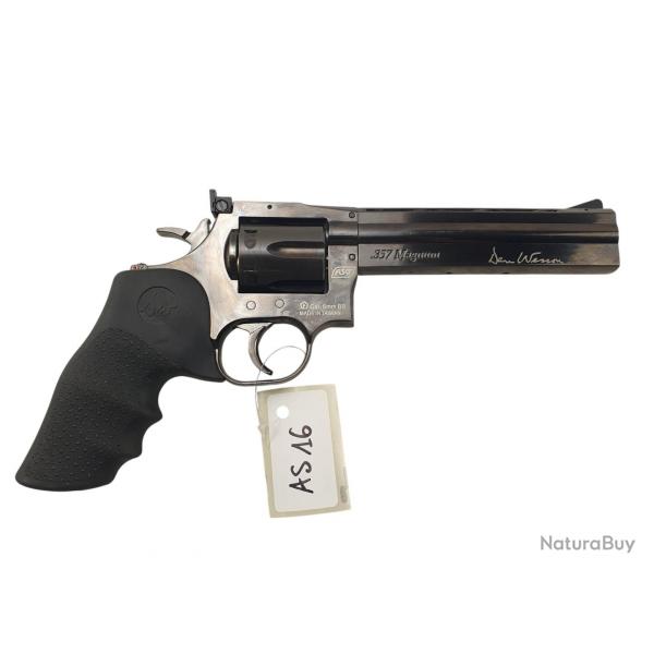 AIRGUN REVOLVER ASG MODEL POUCES357 MAGNUM POUCES CO2 CAL.6mm AIRSOFT CANON 6 POUCES - CATEGORIE D