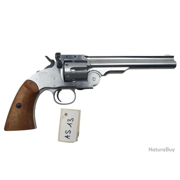 AIRGUN REVOLVER ASG SCHOFIELD EFFET NICKEL CO2 CAL.4.5BB'S CANON 7 POUCES