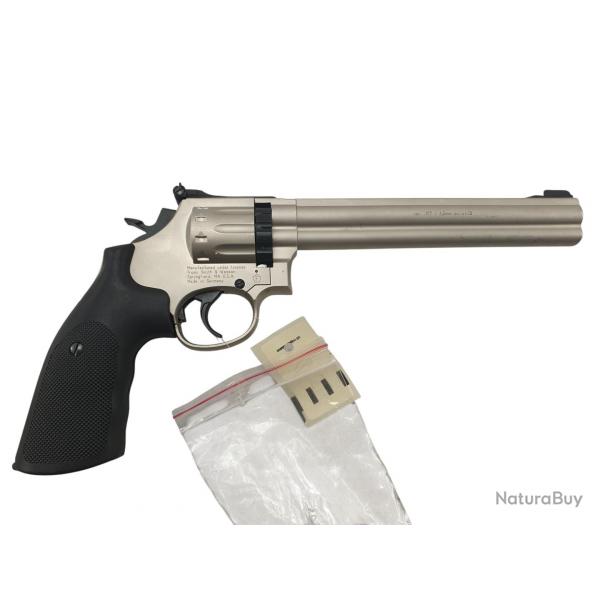 AIRGUN REVOLVER SMITH&WESSON 686 UMAREX CAL.4.5DIABOLO CANON 8 POUCES + 3 BARILLETS SUPPLEMENTAIRES