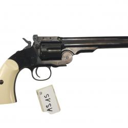 AIRGUN REVOLVER ASG SCHOFIELD ACIERNOIR BRILLANT / PLAQUETTES IMITATION IVOIRE CO2 CAL.4.5 BB's CANO