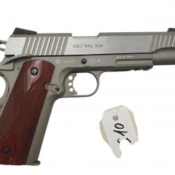 AIRGUN PISTOLET A BILLES COLT 1911 RAIL GUN CAL.6MM BILLES AIRSOFT