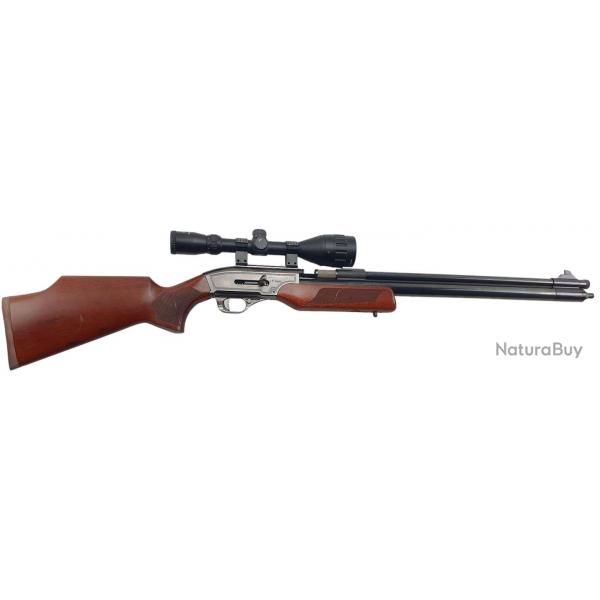 OCCASION AIRGUN - CARABINE PCP AIR VENTURI RECLUSE CAL.9MM A AIR 100 JOULES + LUNETTE NIKKO