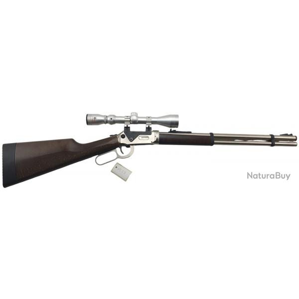 OCCASION AIRGUN - CARABINE WALTHER LEVER ACTION CAL.4.5DIABOLO + LUNETTE 3-9X40