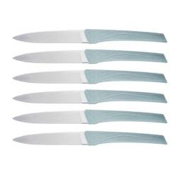 Coffret 6 couteaux de table Florinox "Kiana" vert sauge KIA6.S