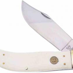 Couteau Hen & Rooster Lame Acier 4116 German Manche Os Blanc Slip Joint HRI341WSB