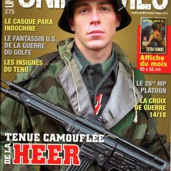 revue uniformes 275, casque para indochine, odyssée d'un poilu, 28th mp en europe police militaire,
