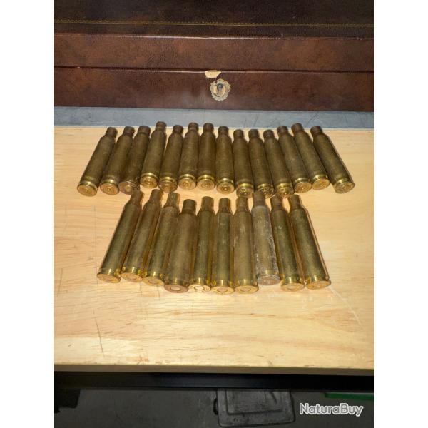 LOT D'ETUIS CALIBRE 6.5 X 57