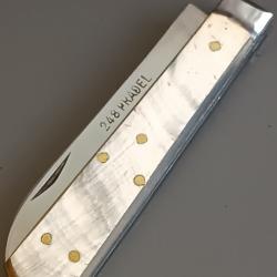 ANCIEN COUTEAU GARONNAIS, 248 PRADEL, THIERS, XXème, manche CORNE.