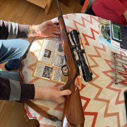 Carabine 7x64 steyr mannlicher modèle m equipe d une lunette zeiss diavari 1,5 - 6x42