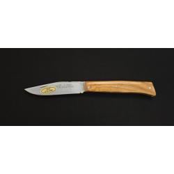 L'Alpin par Le Fidèle -  Couteau de poche pliant - Manche Bois d'Olivier Réf. ALPLOL