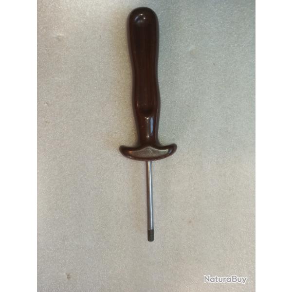 Poigne de baguette brune trousse d'entretien arme Suisse cal 7,5 STG-57