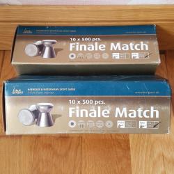 Plombs H&N Sport Finale Match Carabine Heavy - 4.49 - lot de 20 boites - 10 000 plombs