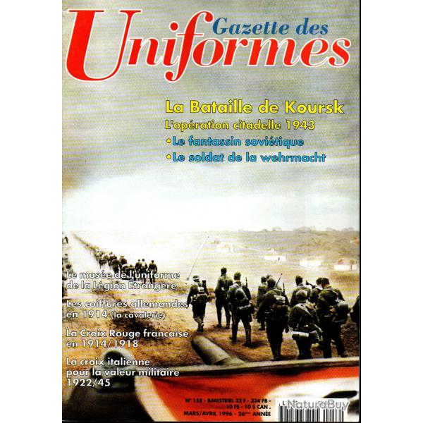 gazette des uniformes 158 croix rouge franaise 14-18, koursk, croix de guerre italienne part 2