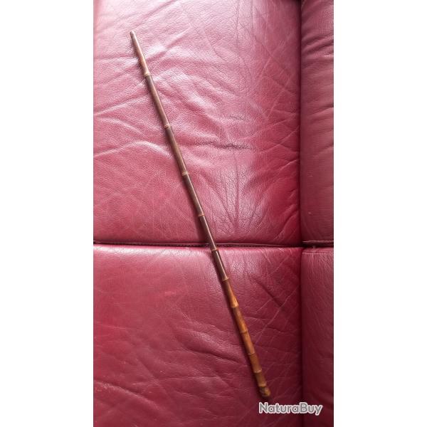 Ancienne canne de dfense en bambou dite "canne pe"